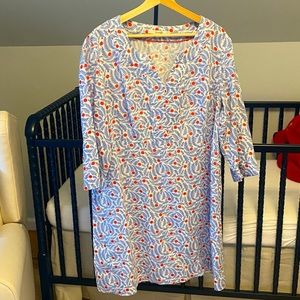 Classic linen tunic from Boden. Size 20